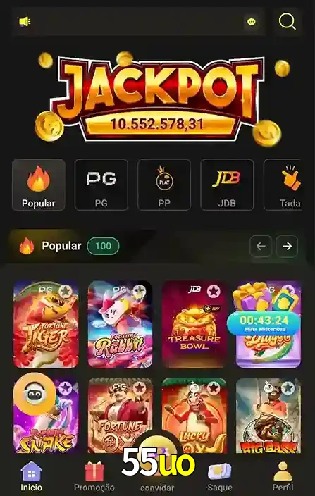 Promoções Especiais no 55uo App